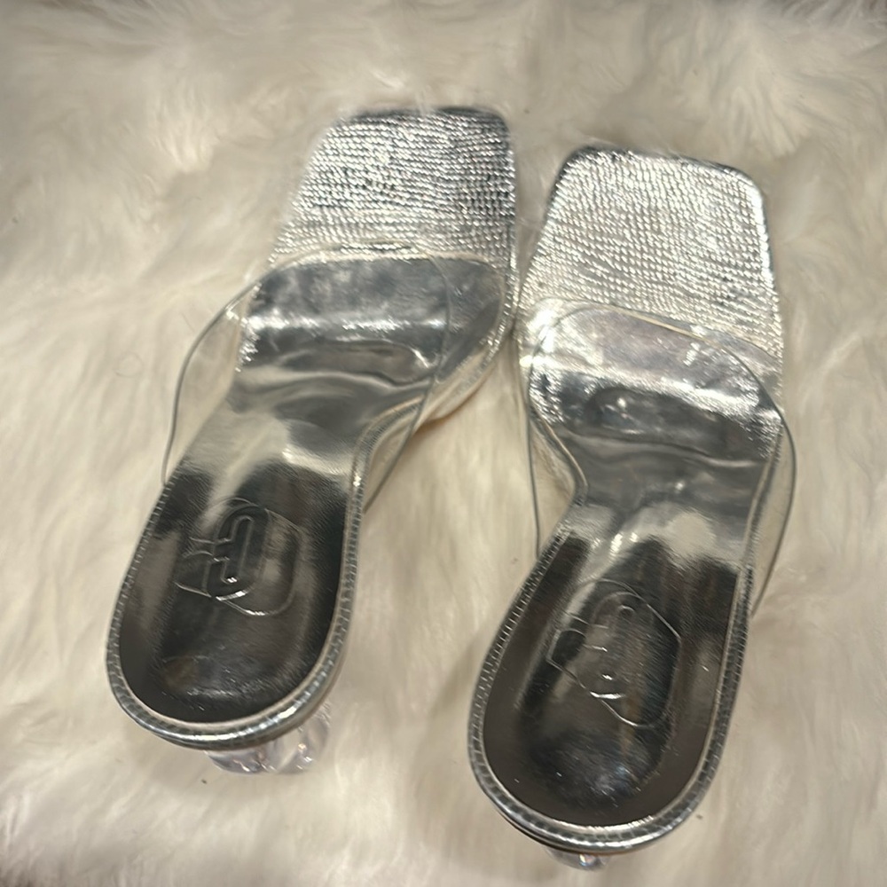 Silver heels